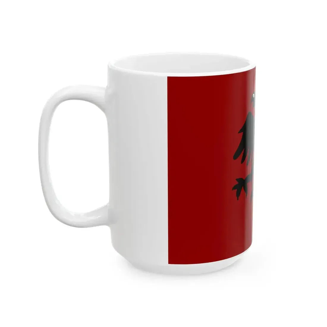 Flag of Mirdita Republic (Albania) White Coffee Mug - Go Mug Yourself