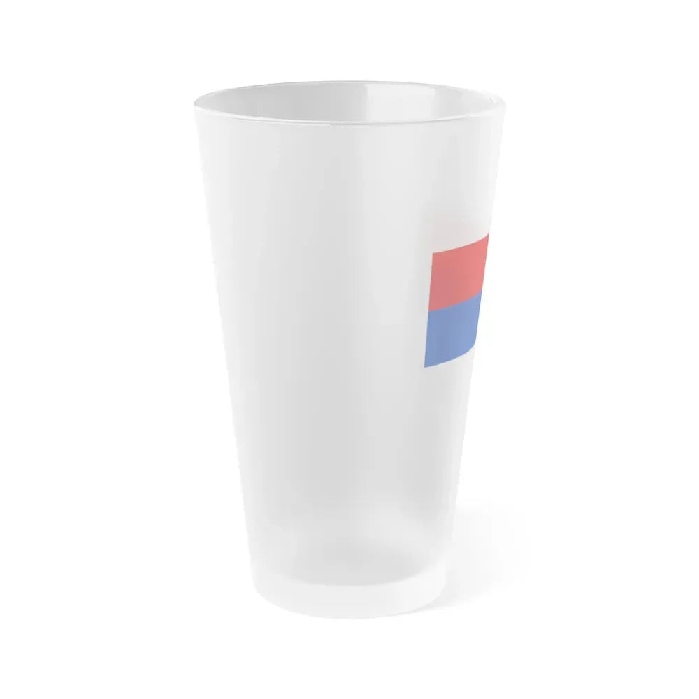 Flag of Misiones Province Argentina - Frosted Pint Glass 16oz - Go Mug Yourself