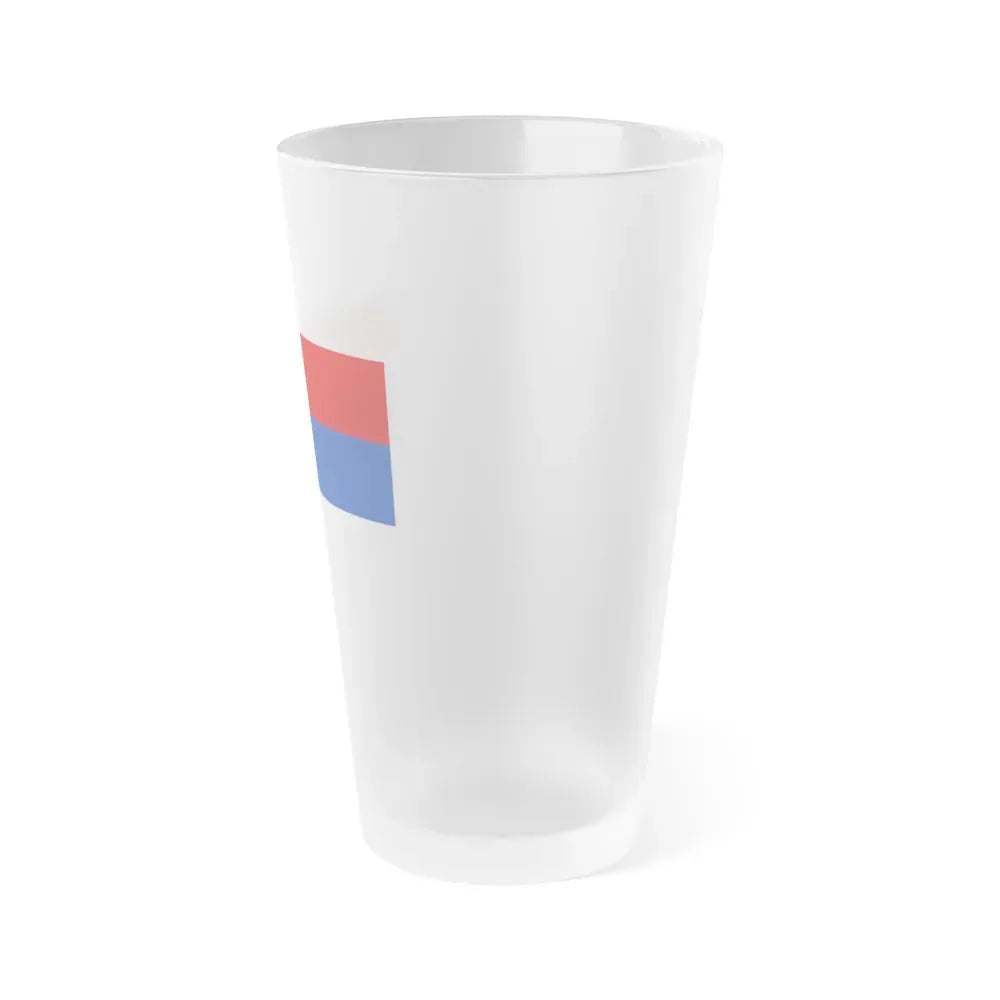 Flag of Misiones Province Argentina - Frosted Pint Glass 16oz - Go Mug Yourself