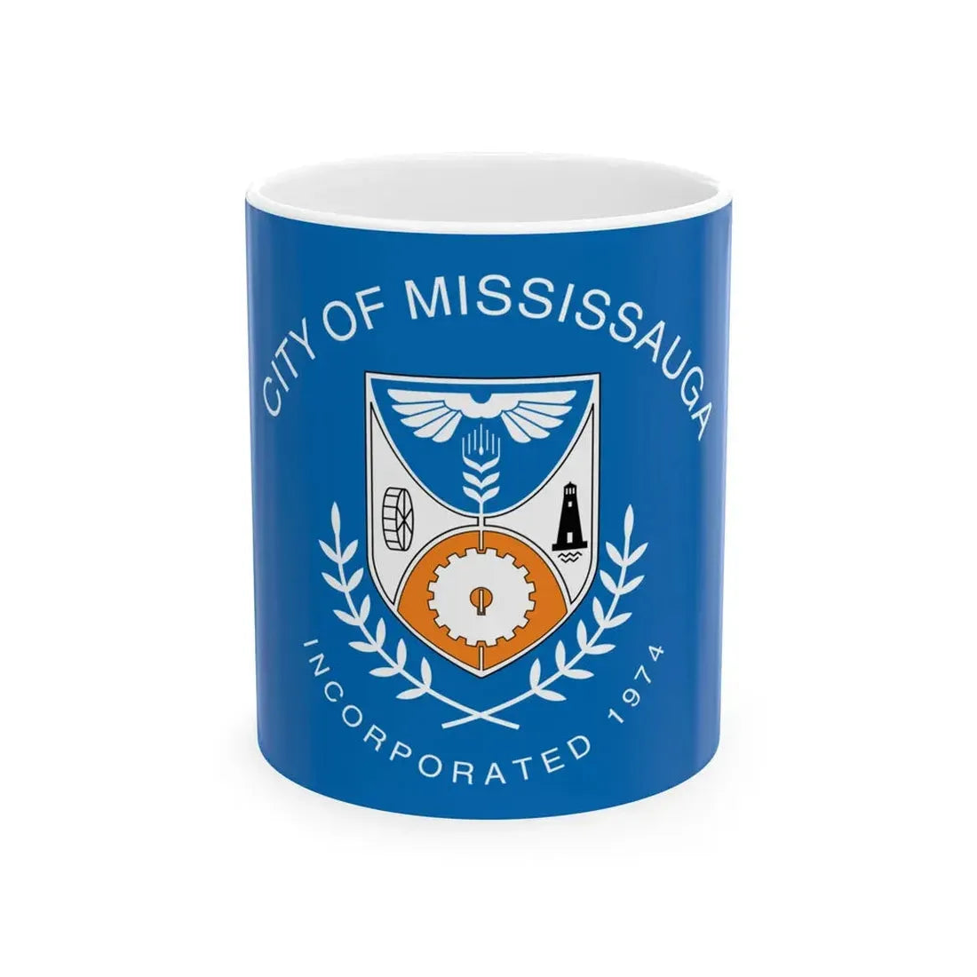Flag of Mississauga Ontario (Canada) White Coffee Mug 11oz - Go Mug Yourself