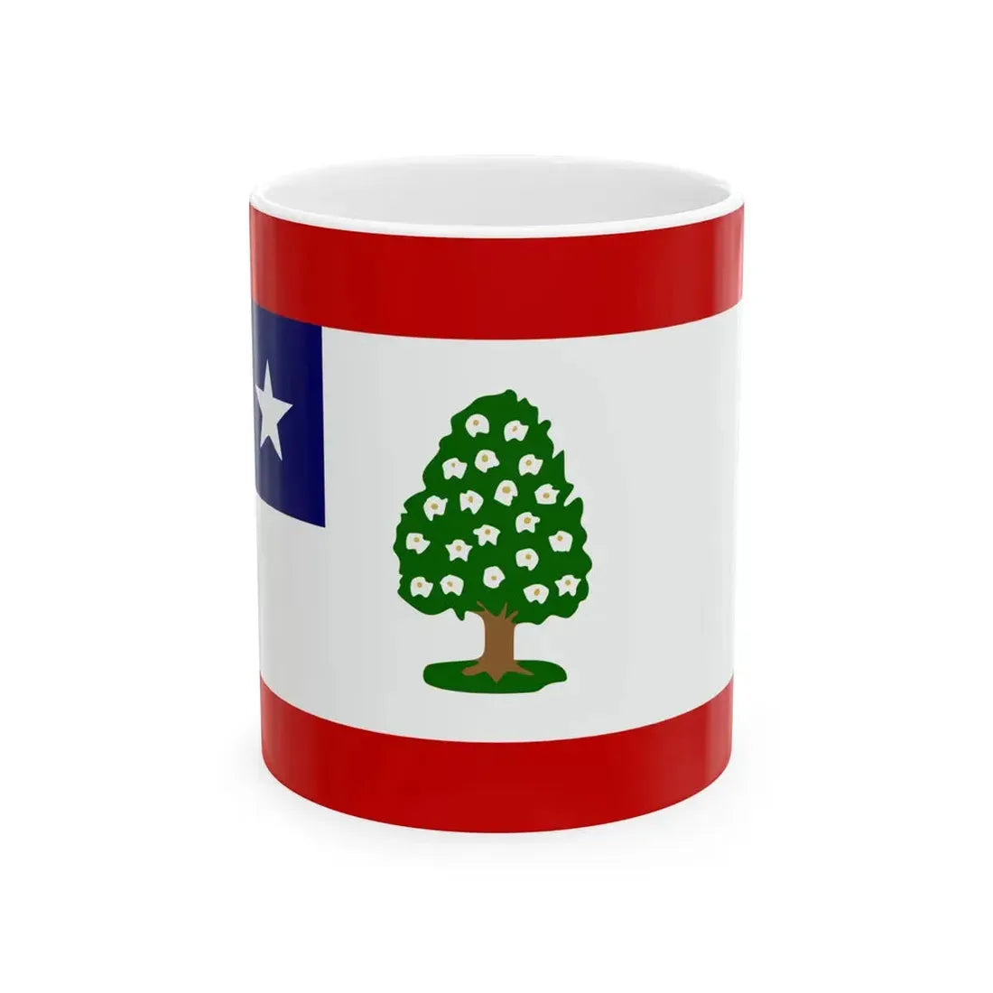 Flag of Mississippi 1861-1865 (United States) White Coffee Mug 11oz - Go Mug Yourself