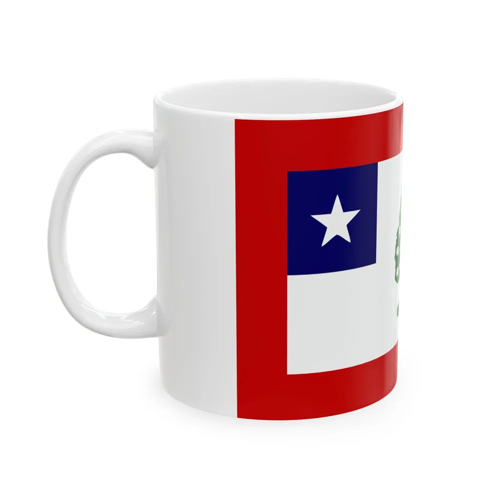 Flag of Mississippi 1861-1865 (United States) White Coffee Mug - Go Mug Yourself