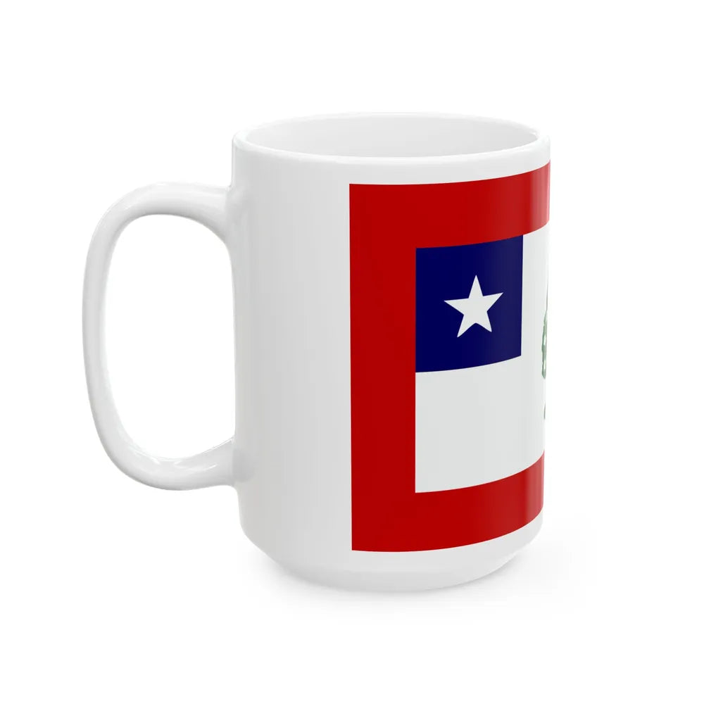 Flag of Mississippi 1861-1865 (United States) White Coffee Mug - Go Mug Yourself