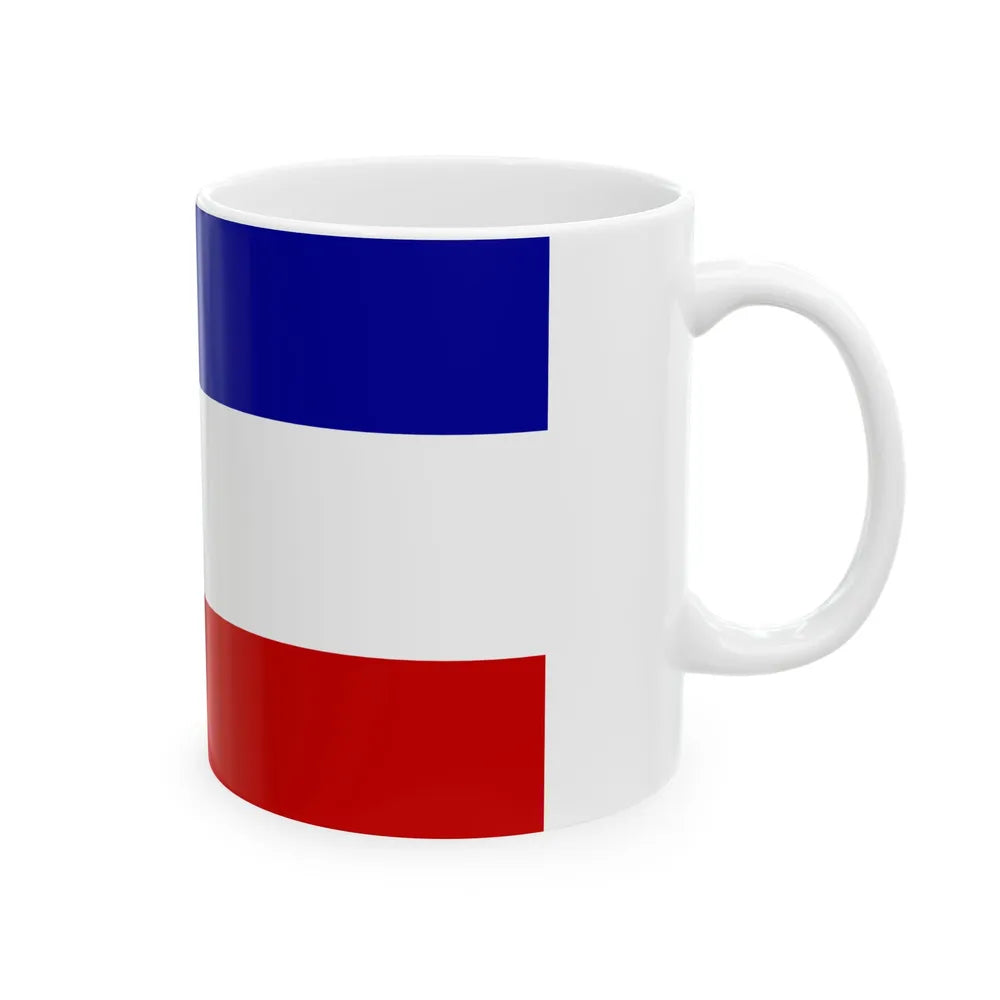 Flag of Mississippi 1996-2001 (United States) White Coffee Mug - Go Mug Yourself