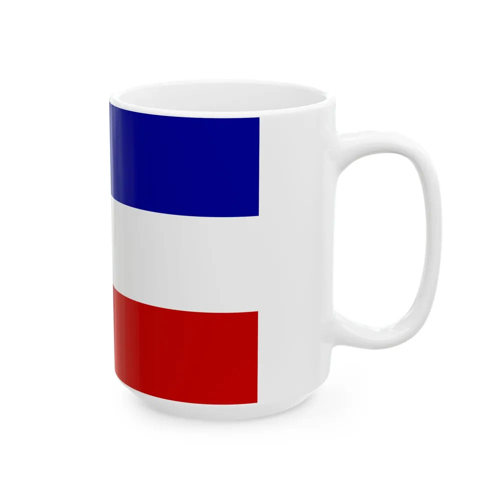 Flag of Mississippi 1996-2001 (United States) White Coffee Mug - Go Mug Yourself