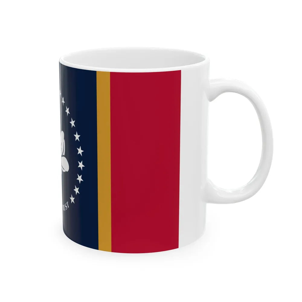 Flag of Mississippi (United States) White Coffee Mug - Go Mug Yourself
