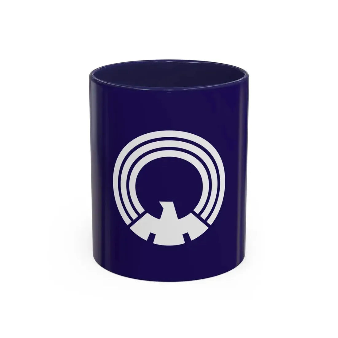 Flag of Mitaka Tokyo Japan - Accent Coffee Mug 11oz Navy - Go Mug Yourself