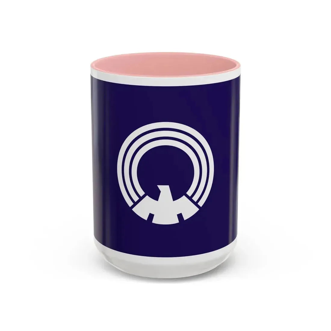 Flag of Mitaka Tokyo Japan - Accent Coffee Mug 15oz Pink - Go Mug Yourself