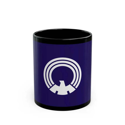 Flag of Mitaka Tokyo Japan - Black Coffee Mug 11oz - Go Mug Yourself