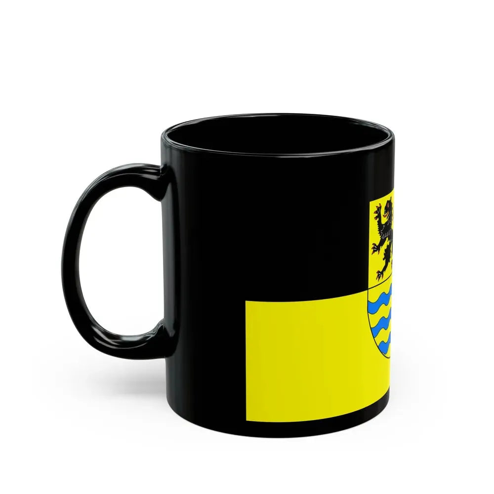 Flag of Mittelsachsen Germany - Black Coffee Mug - Go Mug Yourself