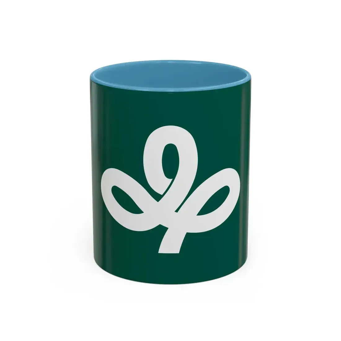 Flag of Miyagi Prefecture Japan - Accent Coffee Mug 11oz Light Blue - Go Mug Yourself