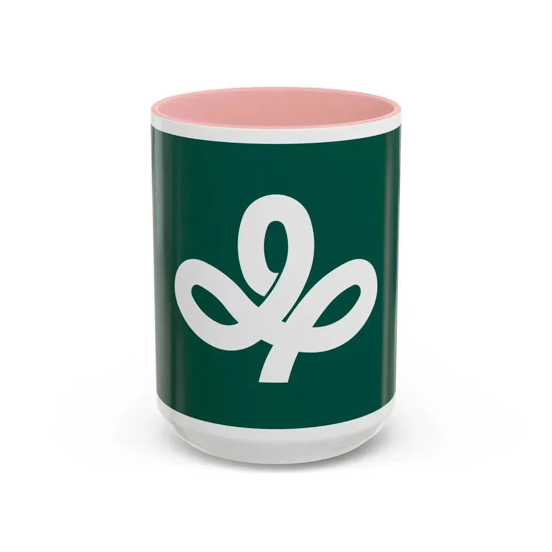 Flag of Miyagi Prefecture Japan - Accent Coffee Mug 15oz Pink - Go Mug Yourself