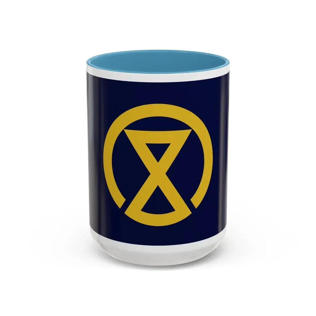 Flag of Miyazaki Miyazaki Japan - Accent Coffee Mug 15oz Light Blue - Go Mug Yourself