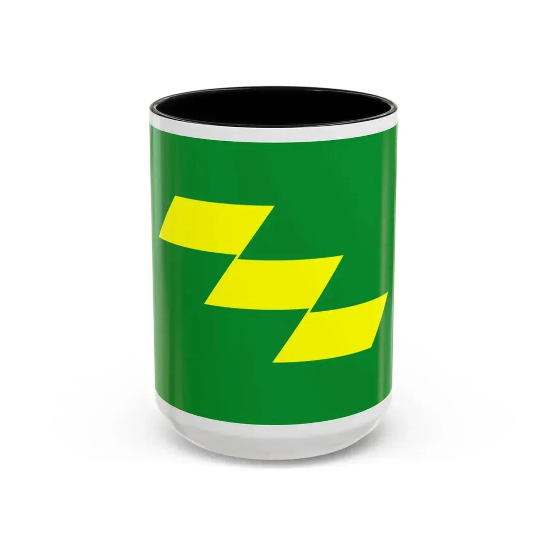 Flag of Miyazaki Prefecture Japan - Accent Coffee Mug 15oz Black - Go Mug Yourself