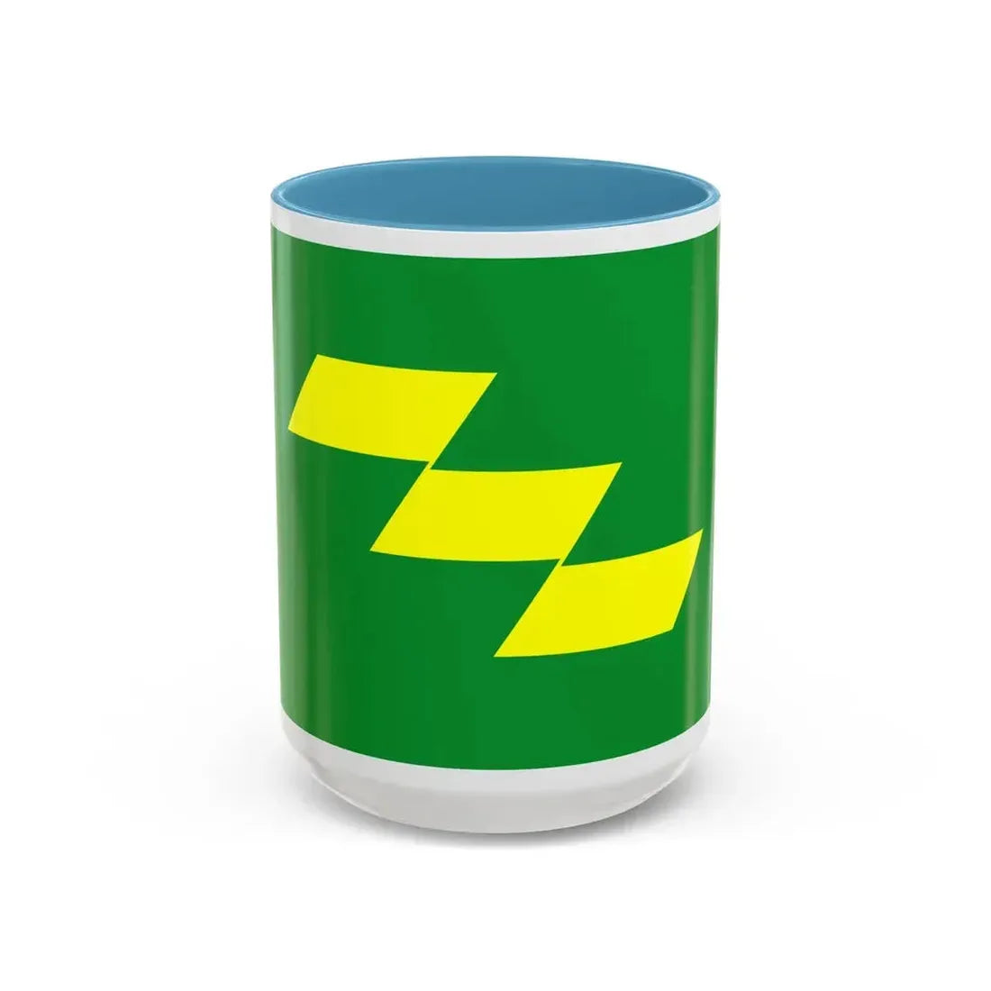 Flag of Miyazaki Prefecture Japan - Accent Coffee Mug 15oz Light Blue - Go Mug Yourself