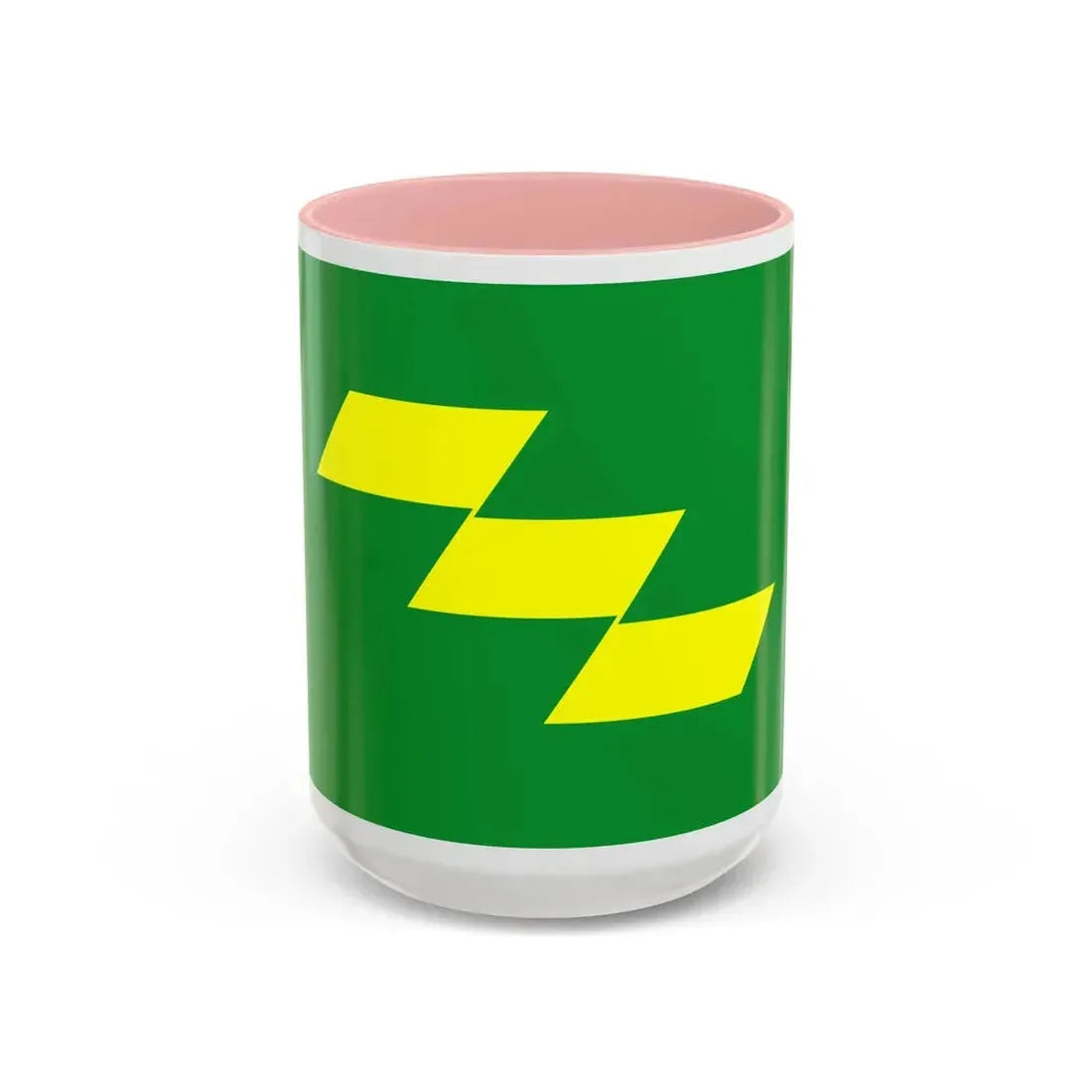 Flag of Miyazaki Prefecture Japan - Accent Coffee Mug 15oz Pink - Go Mug Yourself