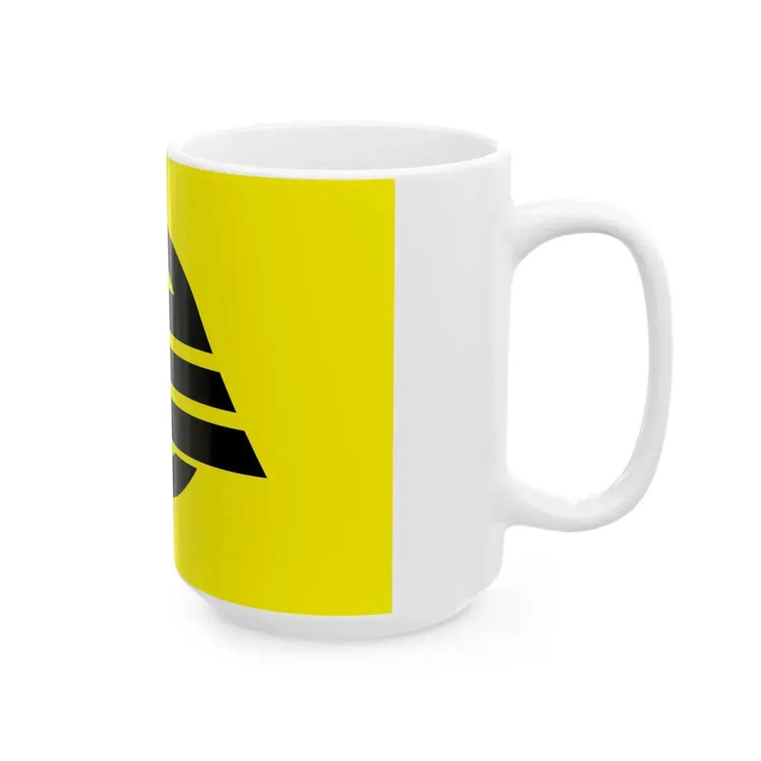 Flag of Miyoshi-town Tokushima 1967-2006 (Japan) White Coffee Mug - Go Mug Yourself