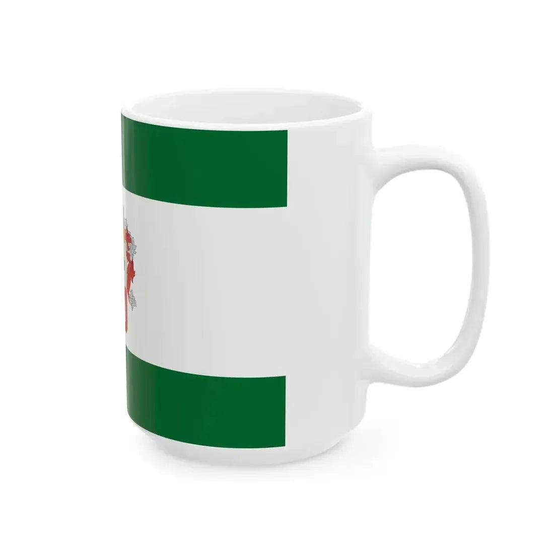 Flag of Mogyorod (Hungary) White Coffee Mug - Go Mug Yourself