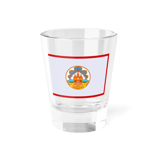 Flag of Mokdahan Province Thailand - Shot Glass 1.5oz 1.5oz - Go Mug Yourself