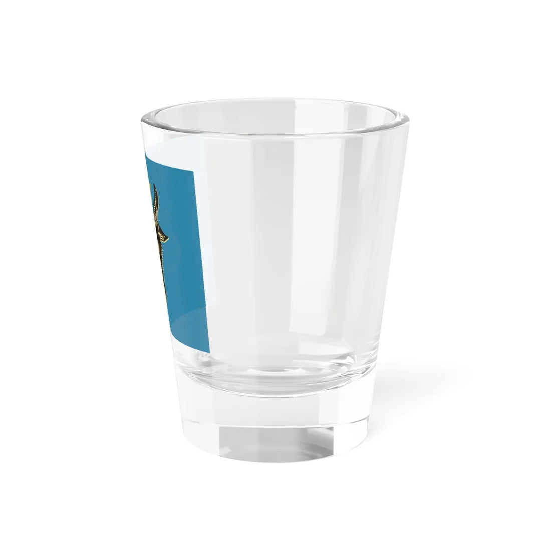 Flag of Moldavia according to Alexander Gwagnin (Moldova) (Coat of Arms) Shot Glass 1.5oz - Go Mug Yourself