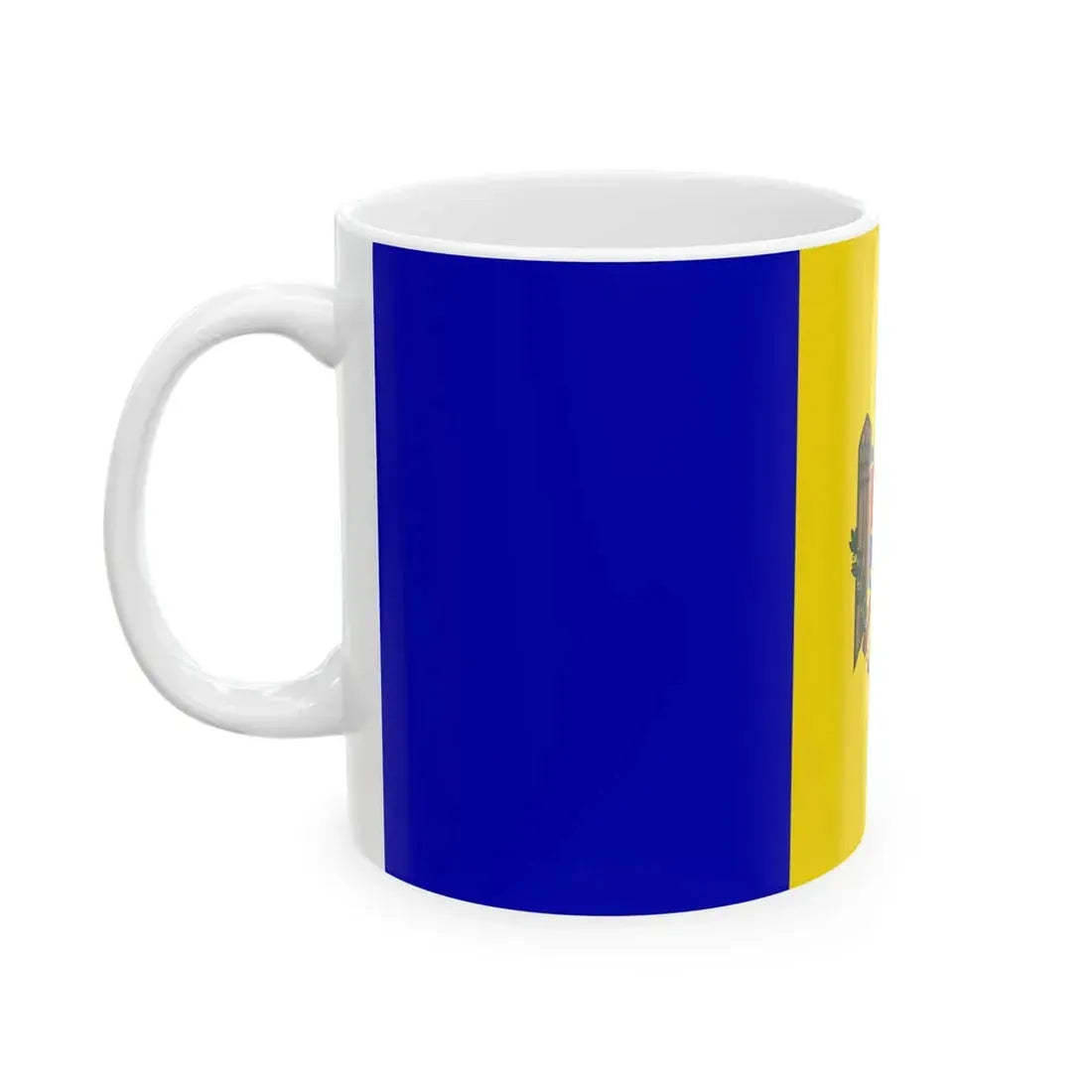 Flag of Moldova 1990-2010 (Moldova) White Coffee Mug - Go Mug Yourself