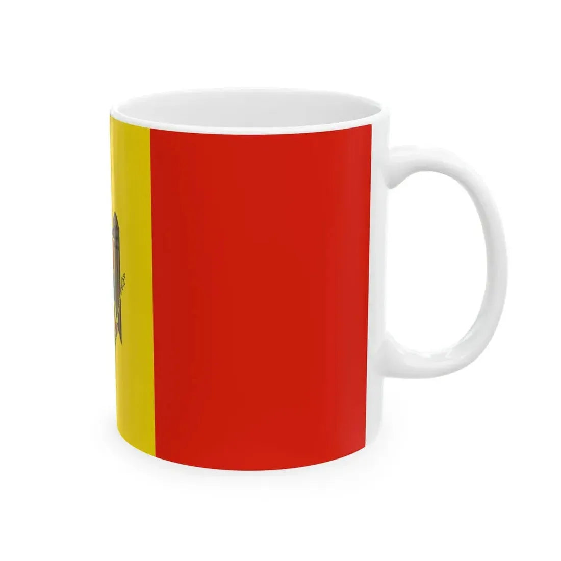 Flag of Moldova 1990-2010 (Moldova) White Coffee Mug - Go Mug Yourself