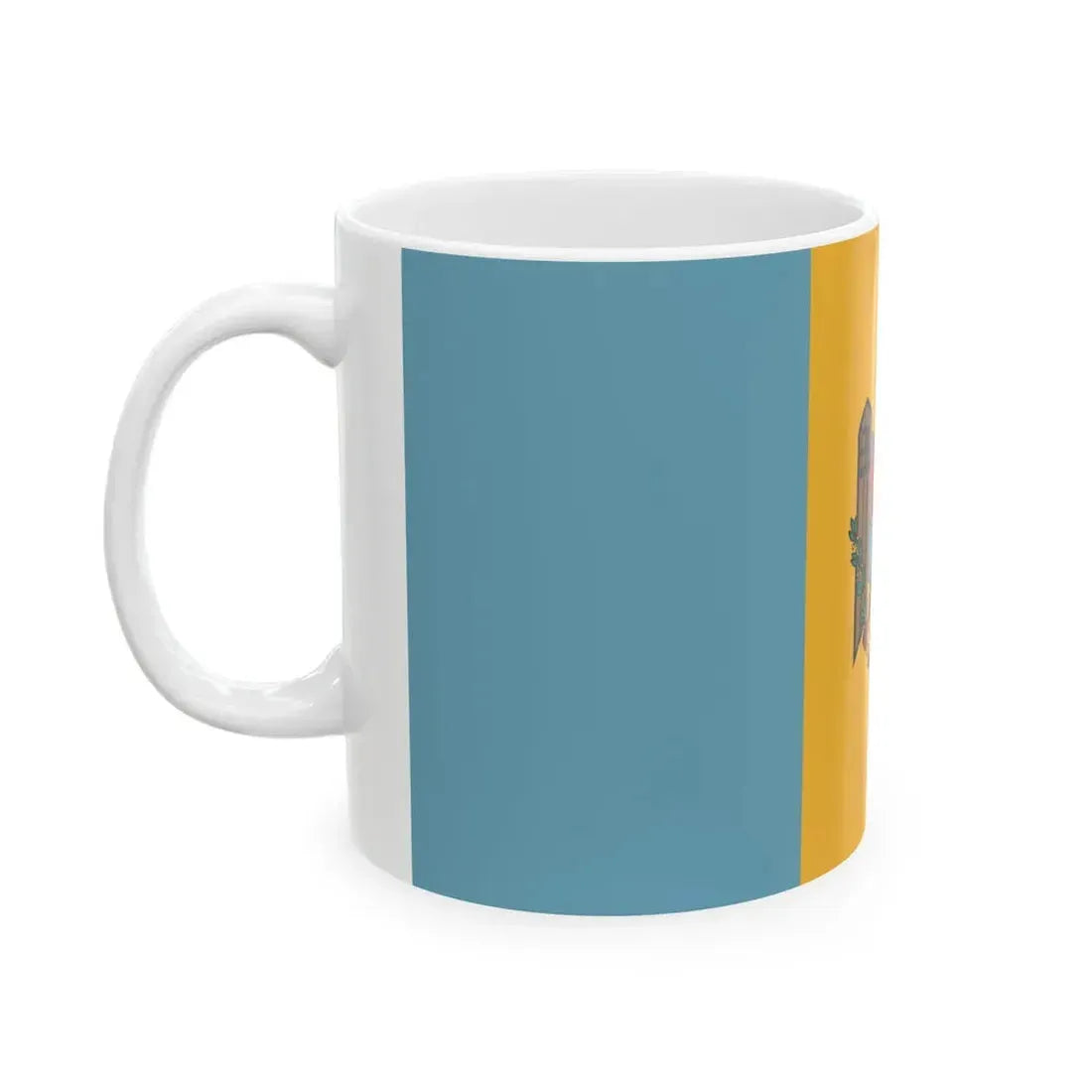 Flag of Moldova Album des pavillons Pantone approximation (Moldova) White Coffee Mug - Go Mug Yourself