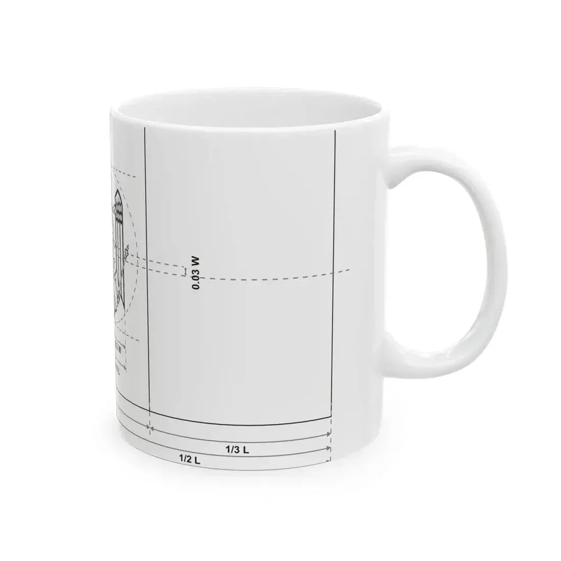 Flag of Moldova construction sheet (Moldova) White Coffee Mug - Go Mug Yourself