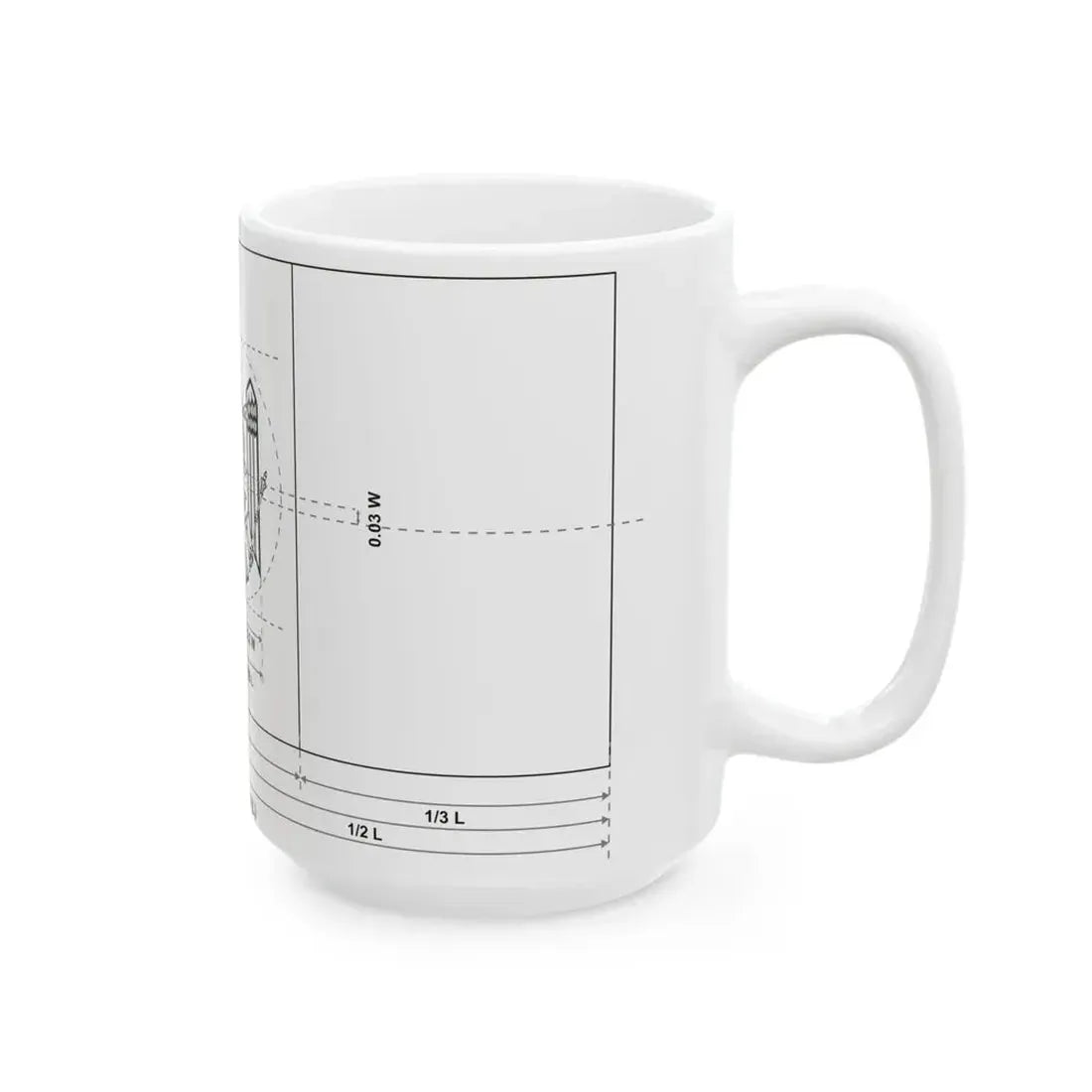 Flag of Moldova construction sheet (Moldova) White Coffee Mug - Go Mug Yourself