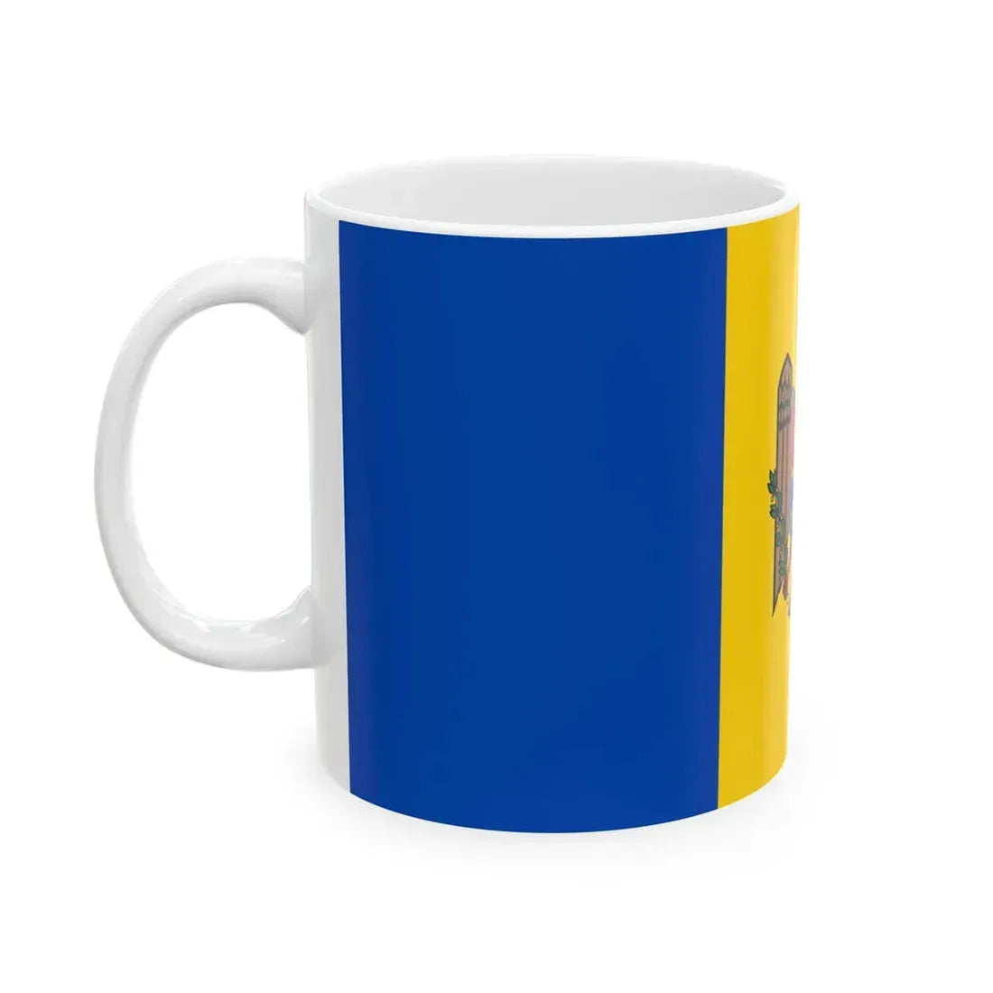Flag of Moldova (Moldova) White Coffee Mug - Go Mug Yourself