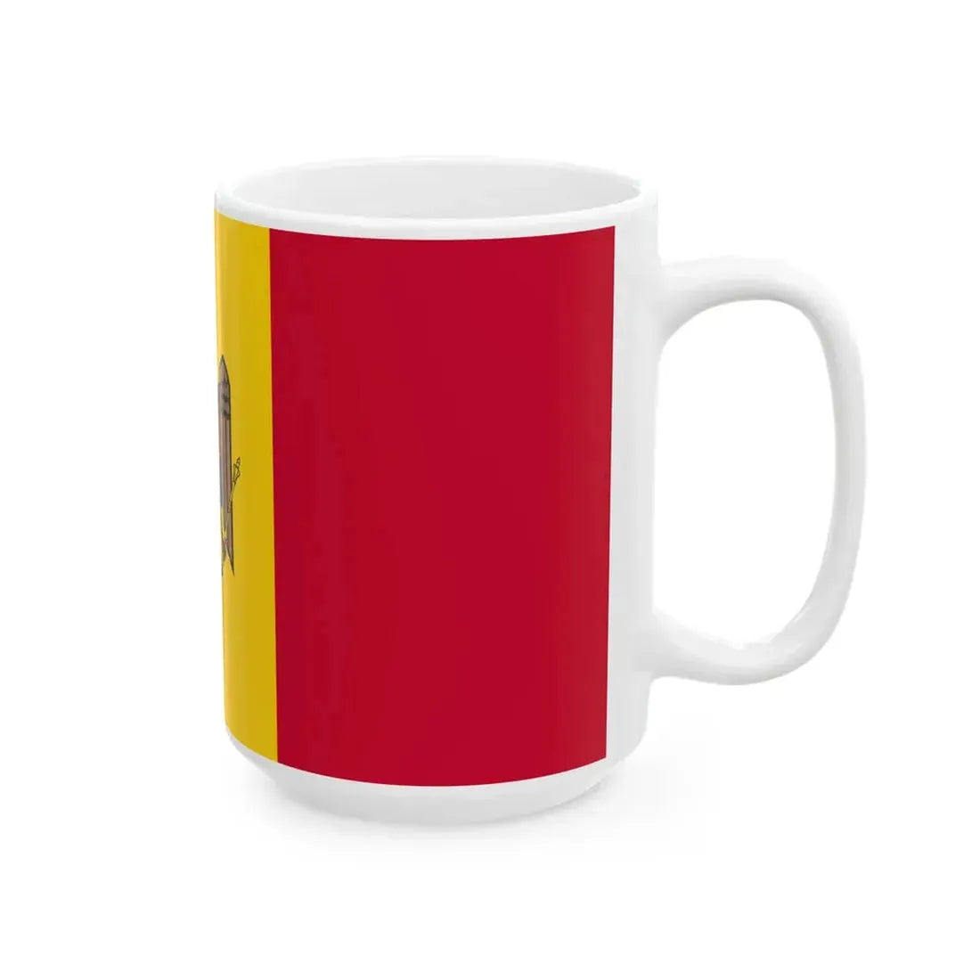 Flag of Moldova (Moldova) White Coffee Mug - Go Mug Yourself