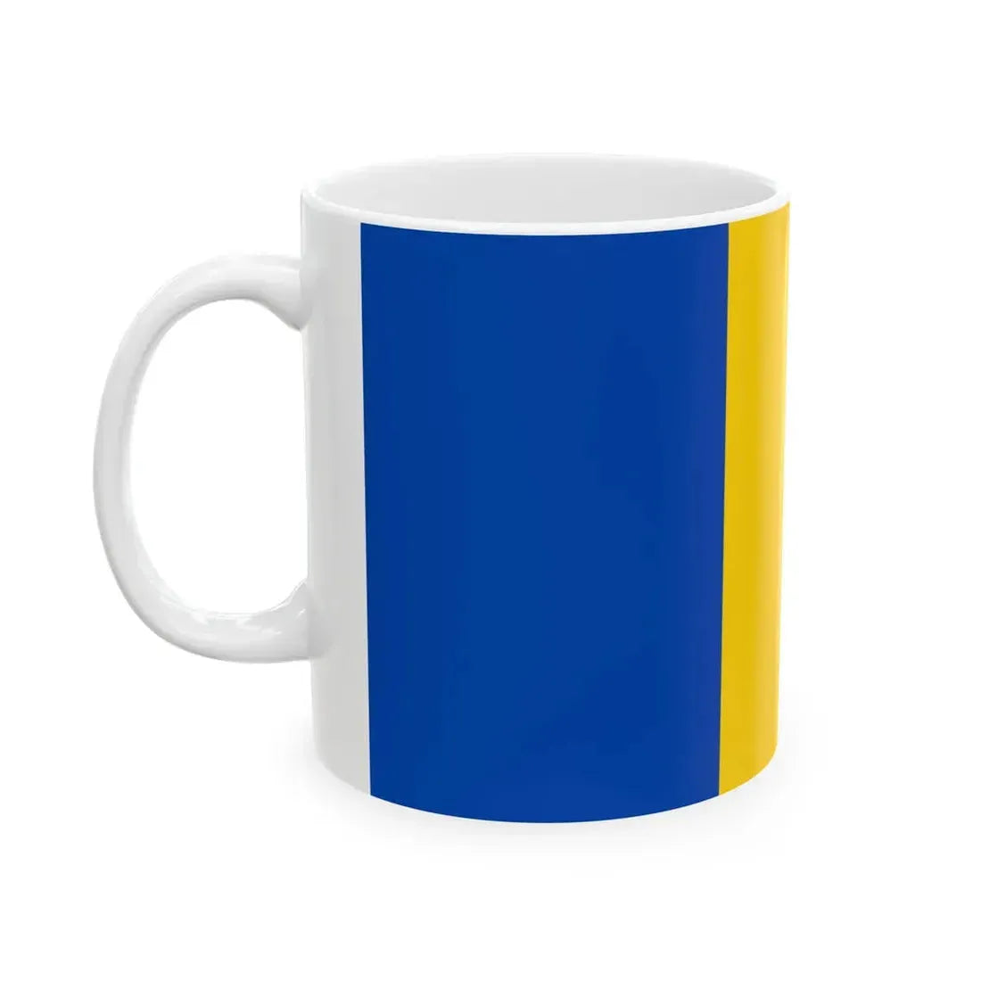 Flag of Moldova no Coat of Arms (Moldova) White Coffee Mug - Go Mug Yourself