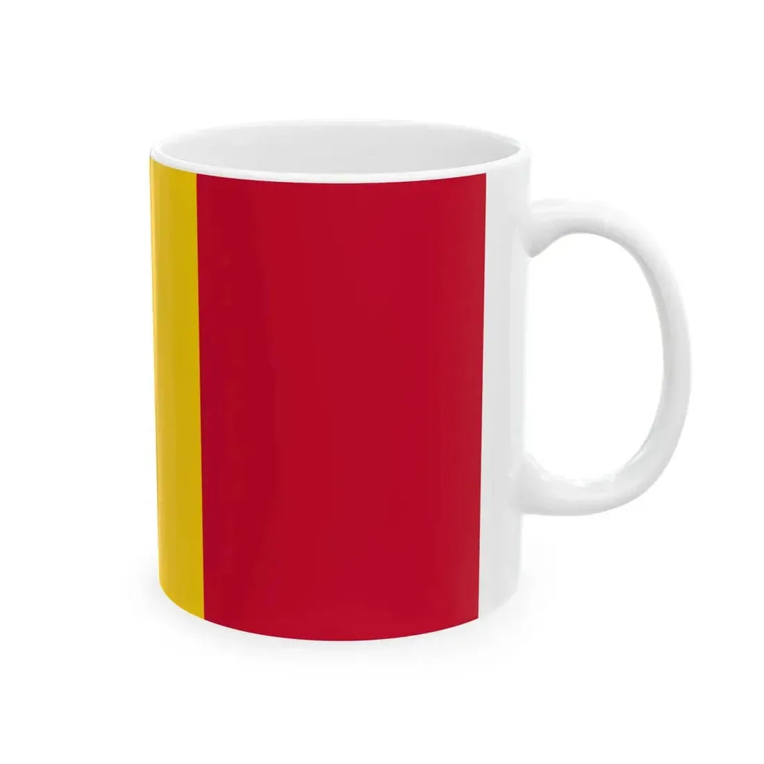 Flag of Moldova no Coat of Arms (Moldova) White Coffee Mug - Go Mug Yourself