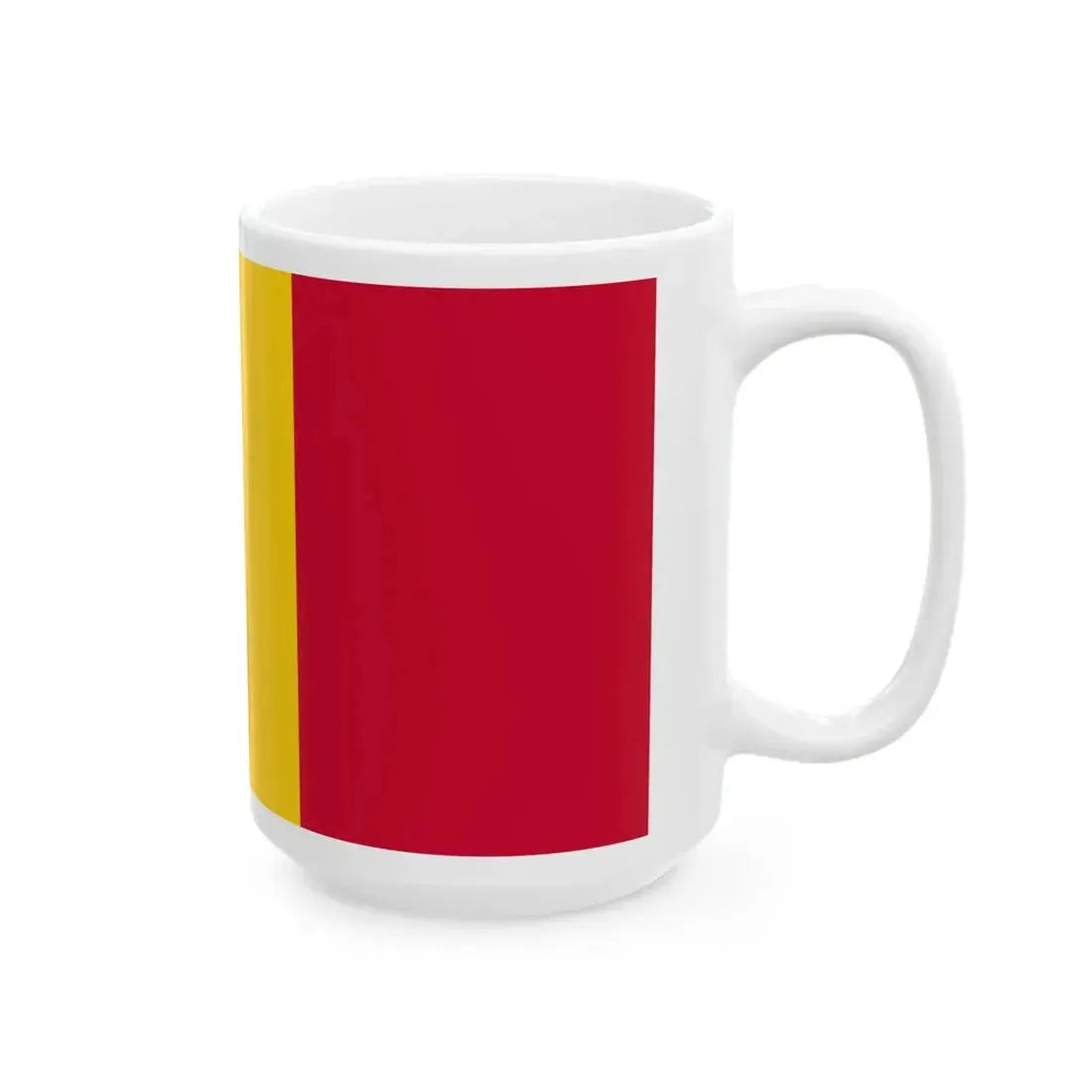 Flag of Moldova no Coat of Arms (Moldova) White Coffee Mug - Go Mug Yourself