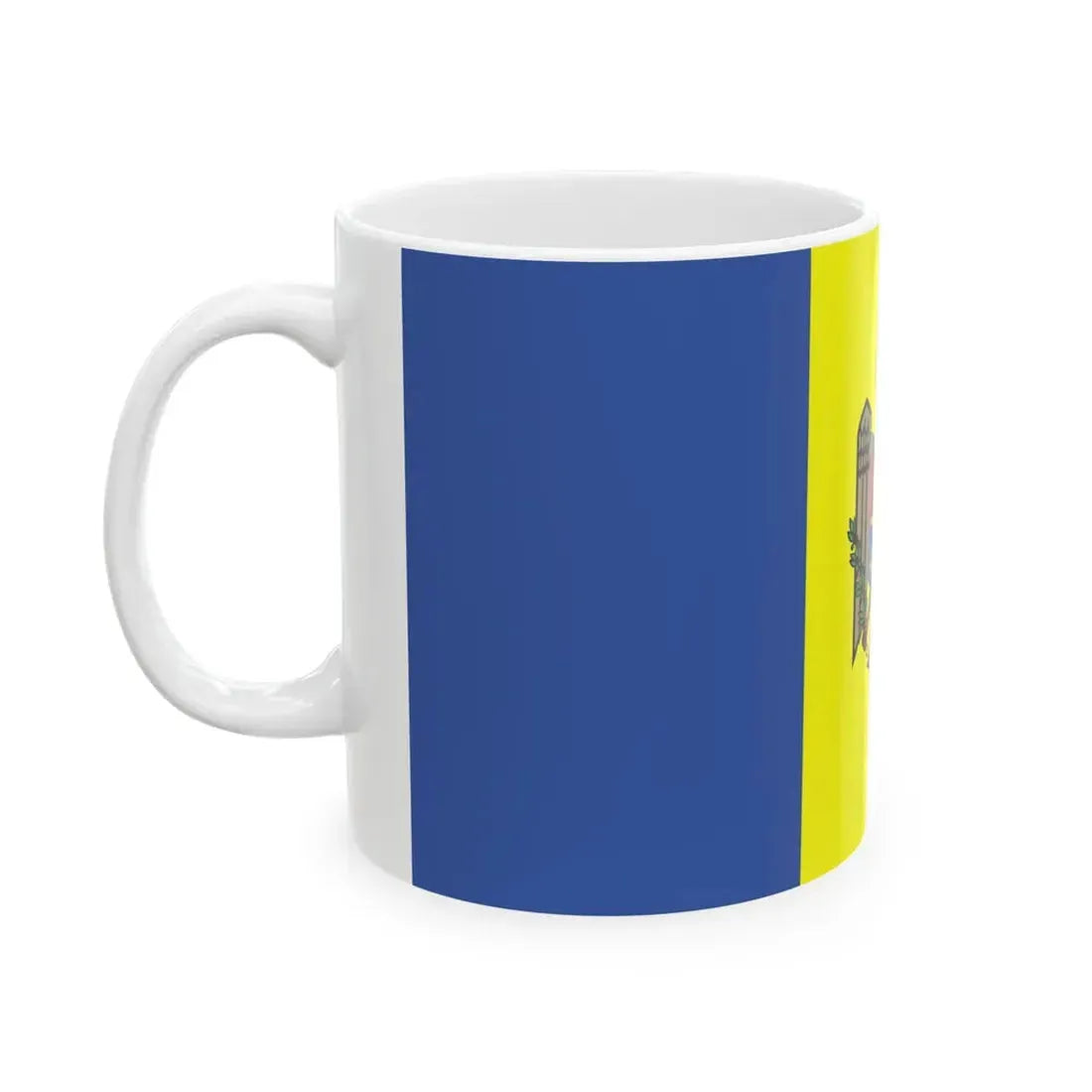 Flag of Moldova WFB 2004 (Moldova) White Coffee Mug - Go Mug Yourself