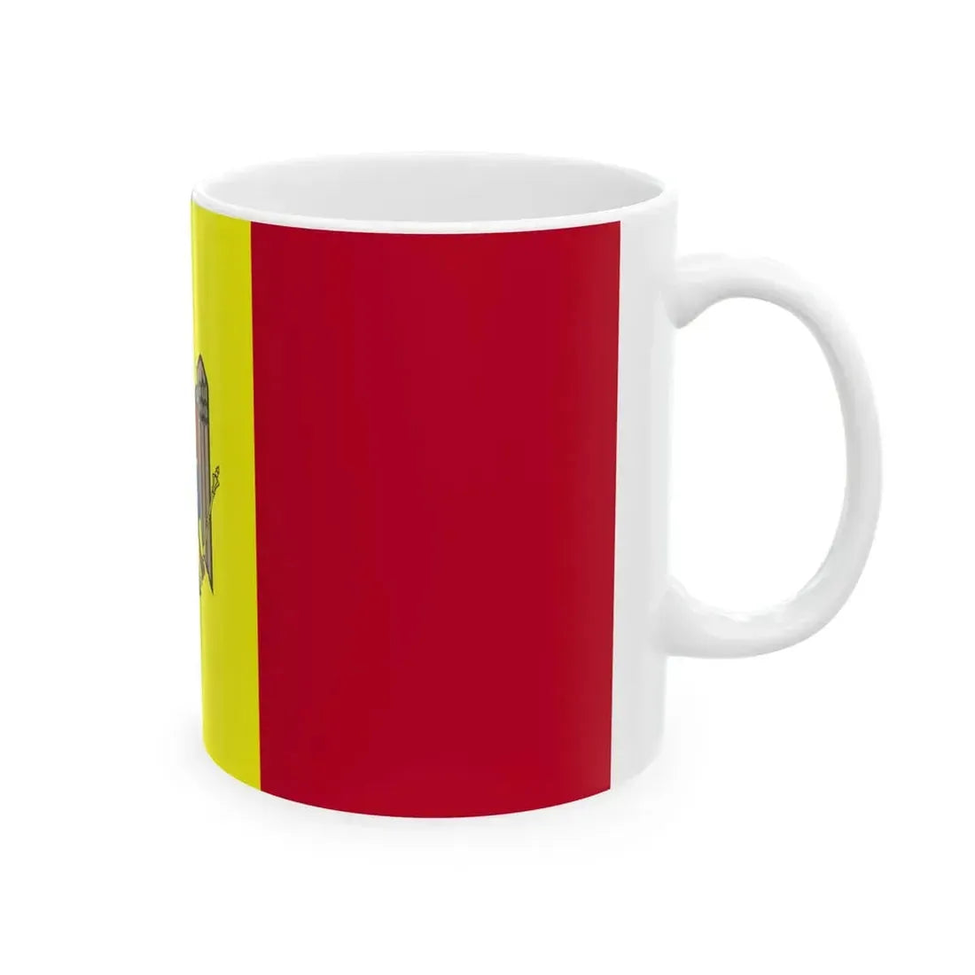 Flag of Moldova WFB 2004 (Moldova) White Coffee Mug - Go Mug Yourself