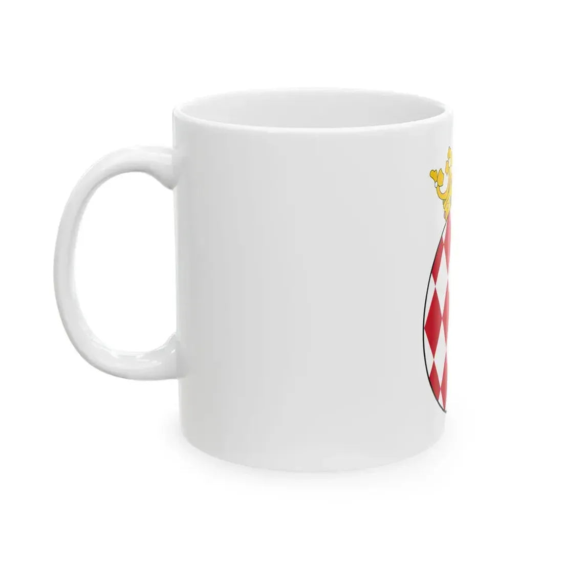 Flag of Monaco 1814-1881 (Monaco) White Coffee Mug - Go Mug Yourself