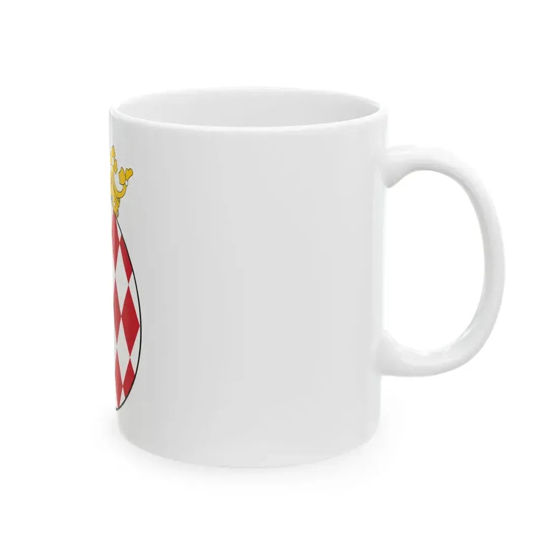 Flag of Monaco 1814-1881 (Monaco) White Coffee Mug - Go Mug Yourself