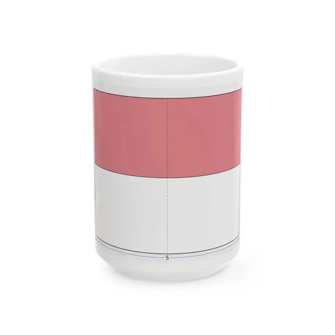 Flag of Monaco construction sheet (Monaco) White Coffee Mug 15oz - Go Mug Yourself