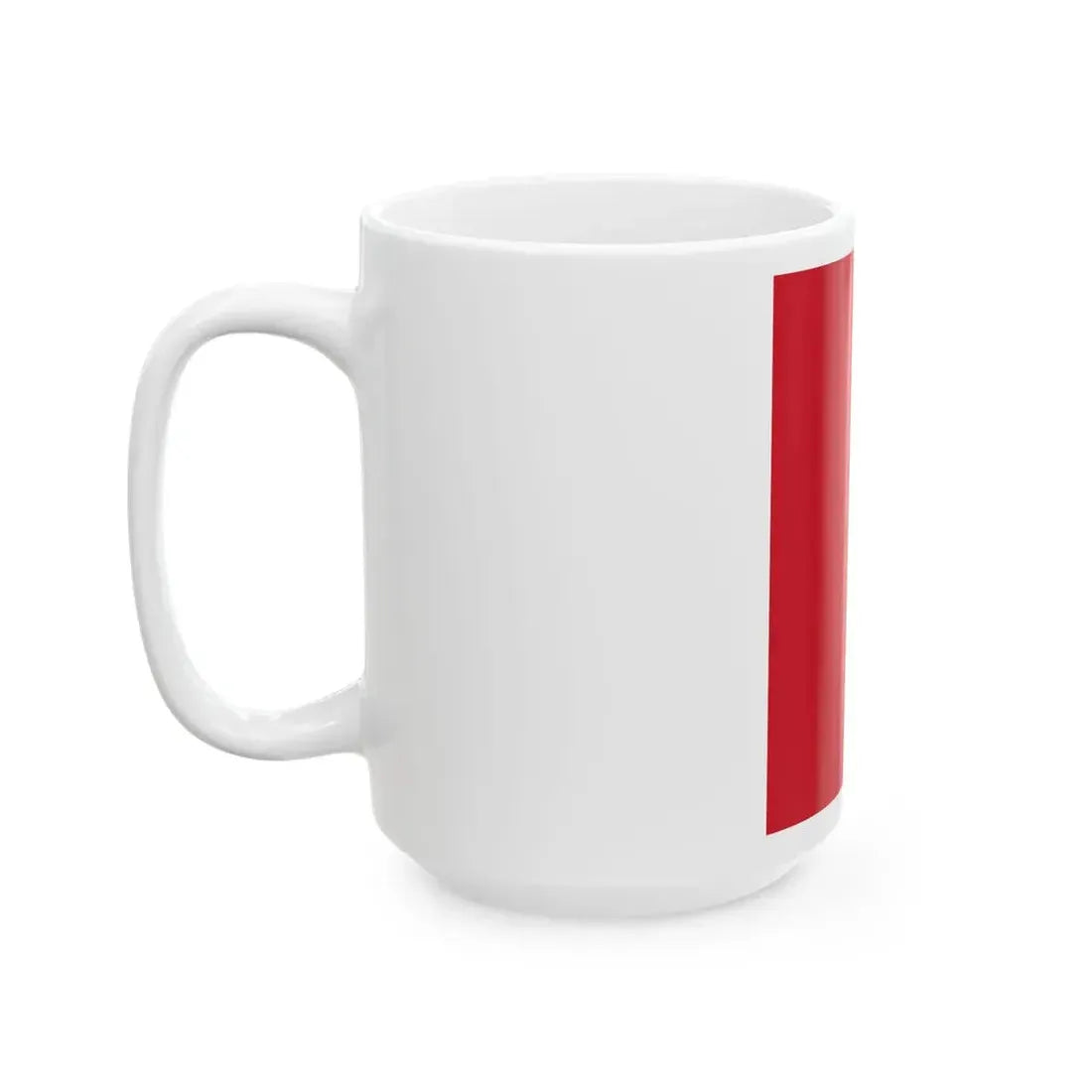 Flag of Monaco vertical (Monaco) White Coffee Mug - Go Mug Yourself