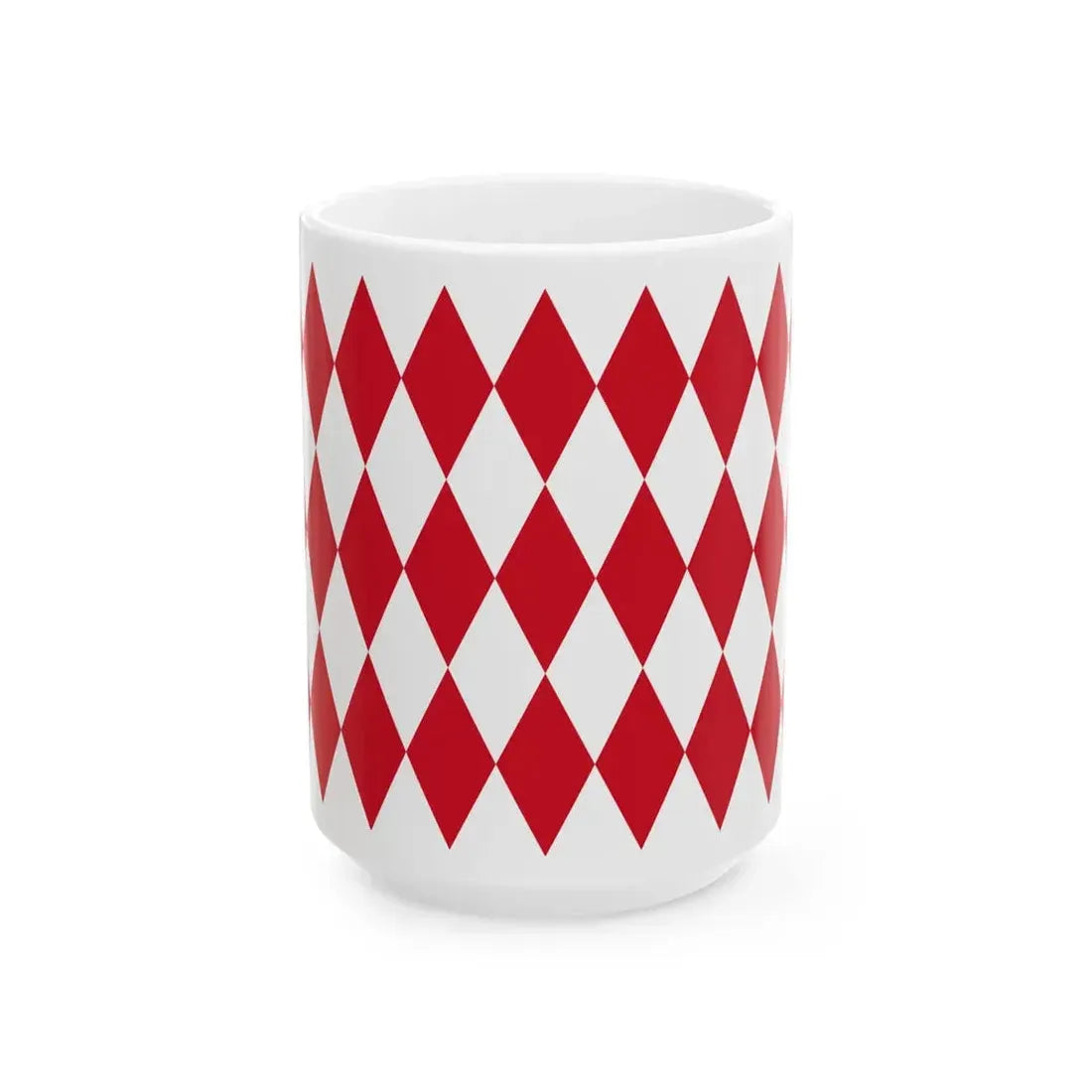 Flag of Monaco XIV-XVIII (Monaco) White Coffee Mug 15oz - Go Mug Yourself