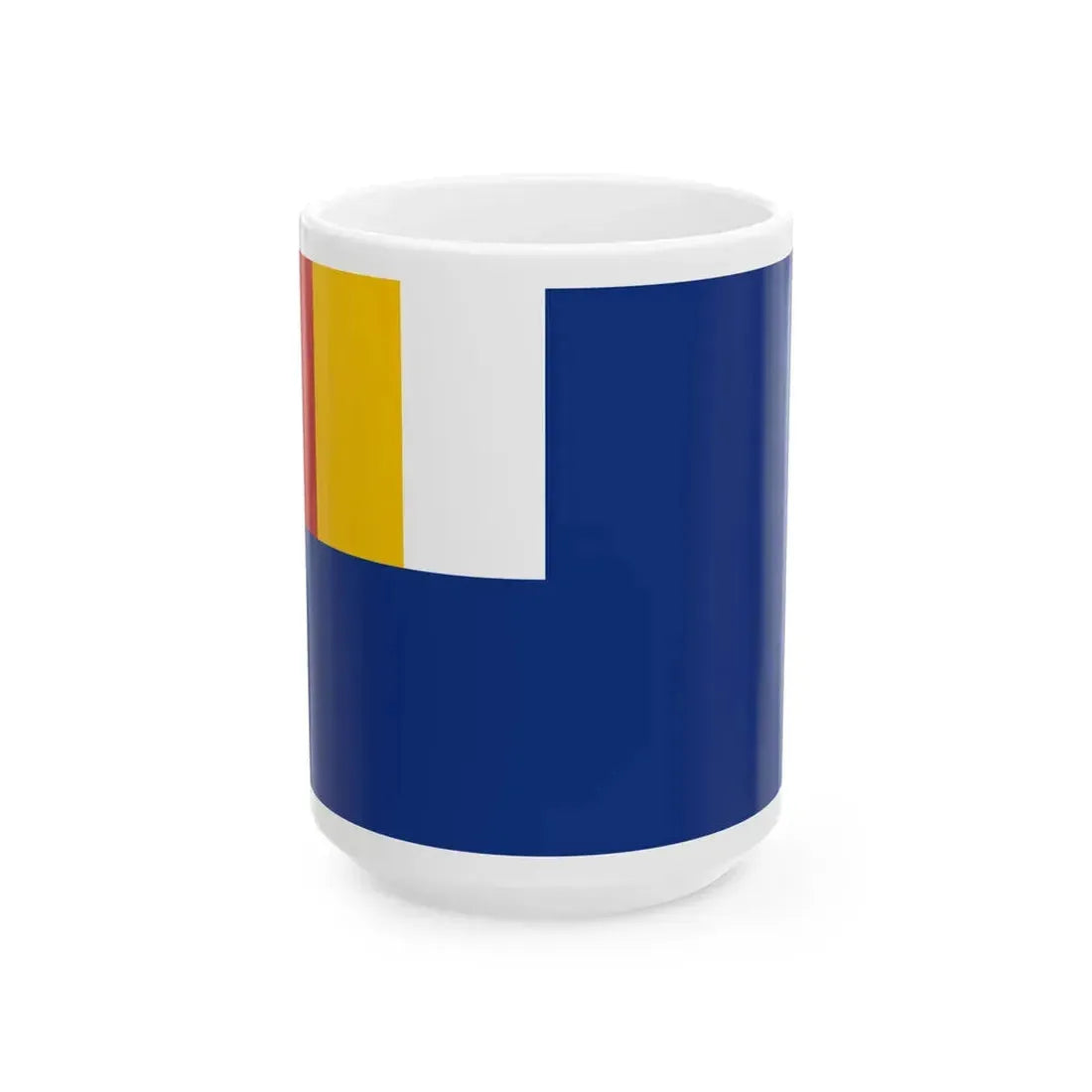 Flag of Mongol Military Government 1936-1937 (China) White Coffee Mug 15oz - Go Mug Yourself