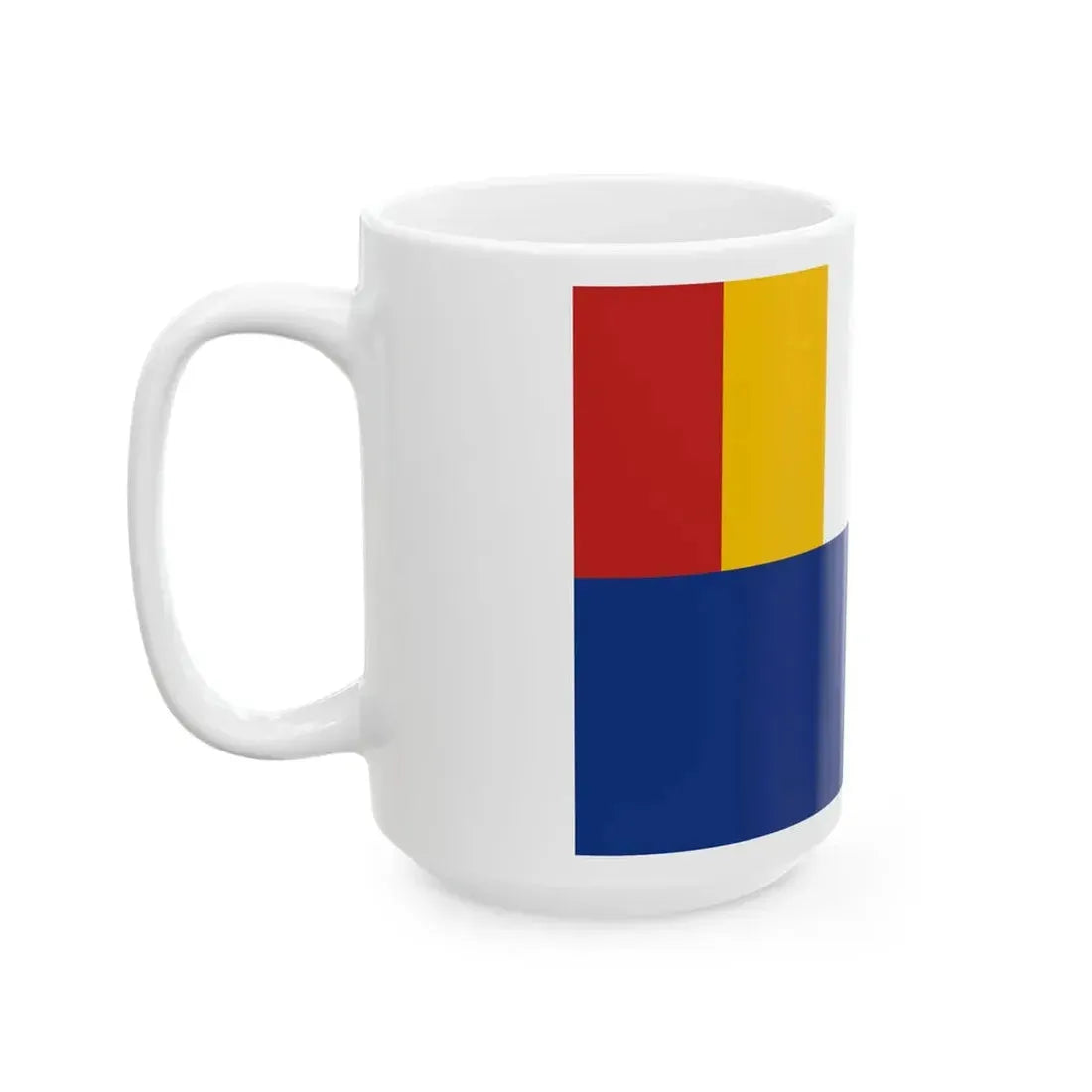 Flag of Mongol Military Government 1936-1937 (China) White Coffee Mug - Go Mug Yourself