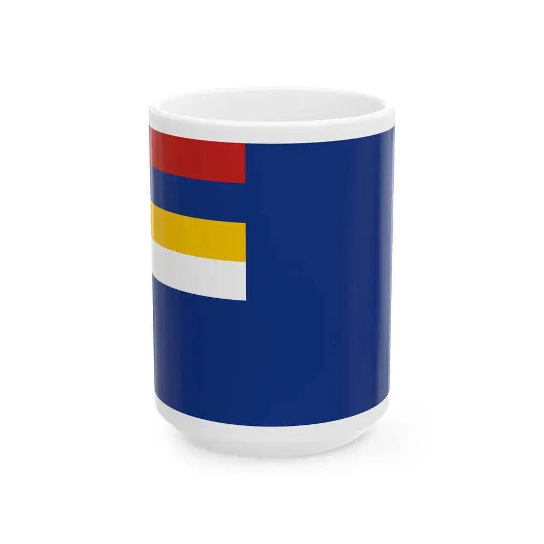 Flag of Mongol United Autonomous Government 1937-1939 (China) White Coffee Mug 15oz - Go Mug Yourself