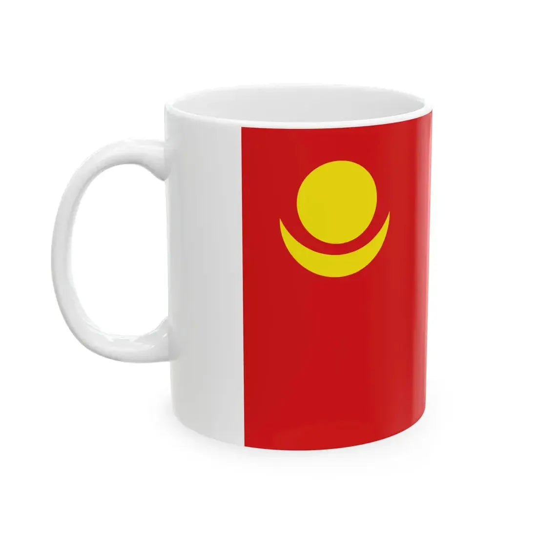 Flag of Mongolia 1921-1924 (Mongolia) White Coffee Mug - Go Mug Yourself