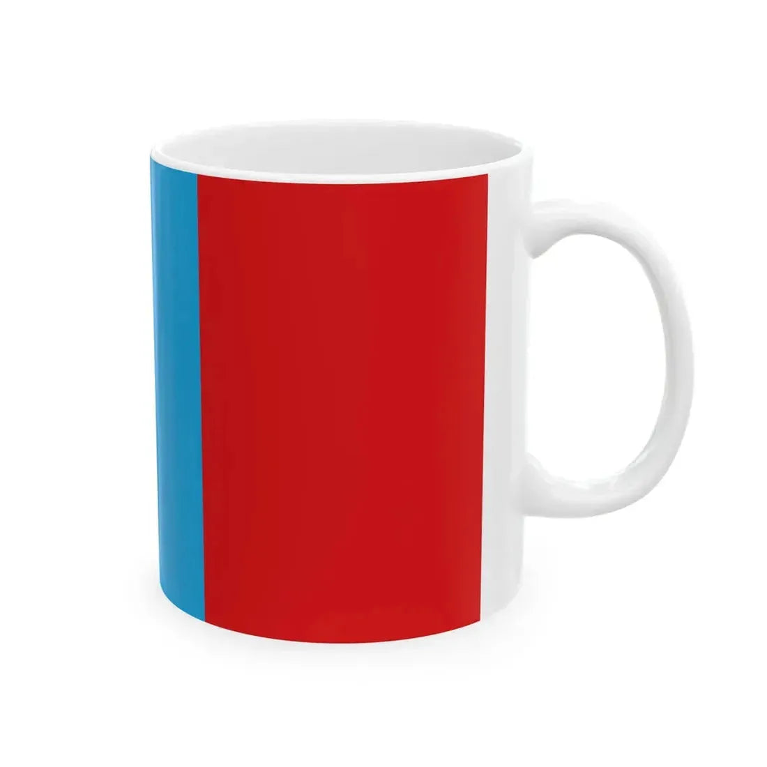 Flag of Mongolia 1992-2011 (Mongolia) White Coffee Mug - Go Mug Yourself