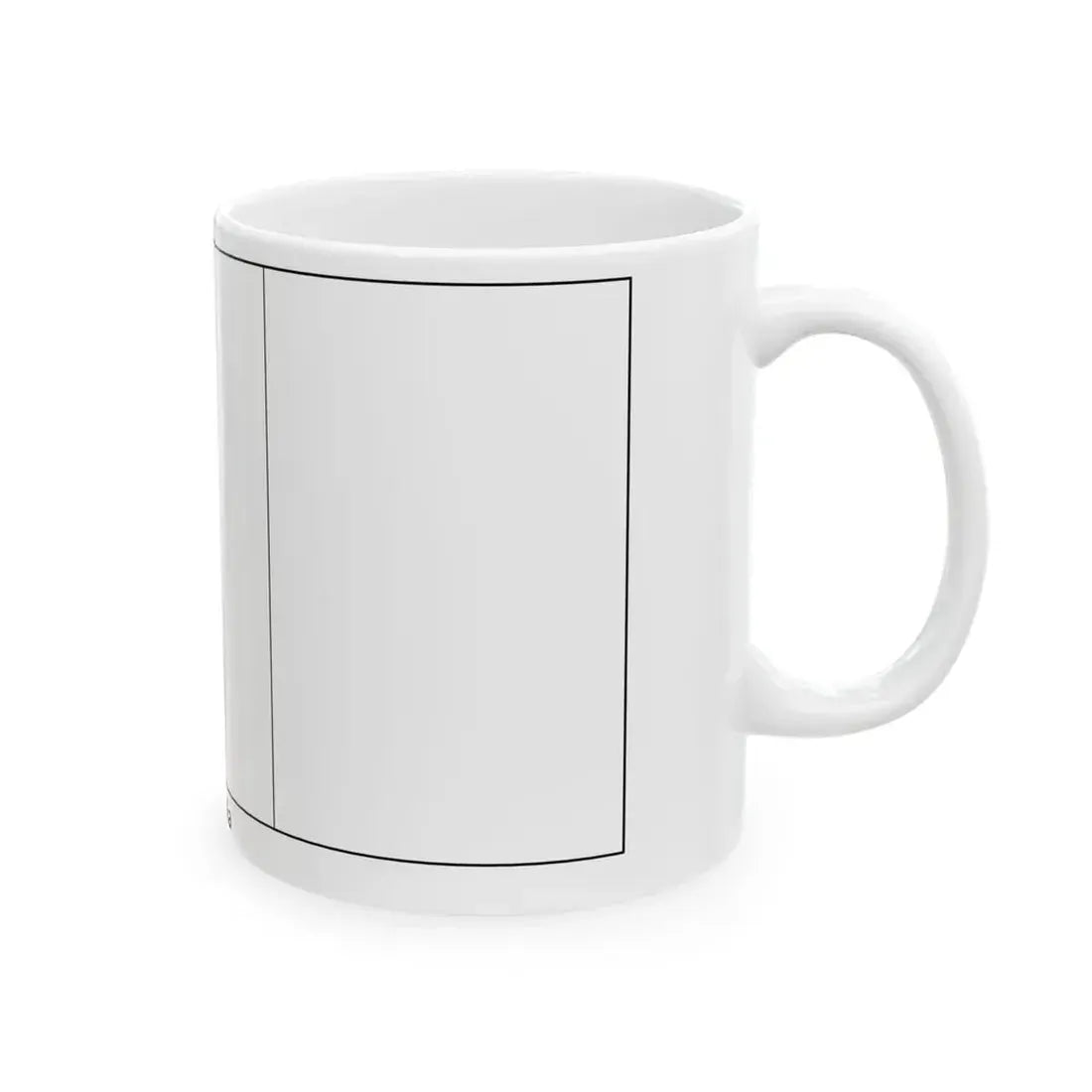 Flag of Mongolia colouring page (Mongolia) White Coffee Mug - Go Mug Yourself