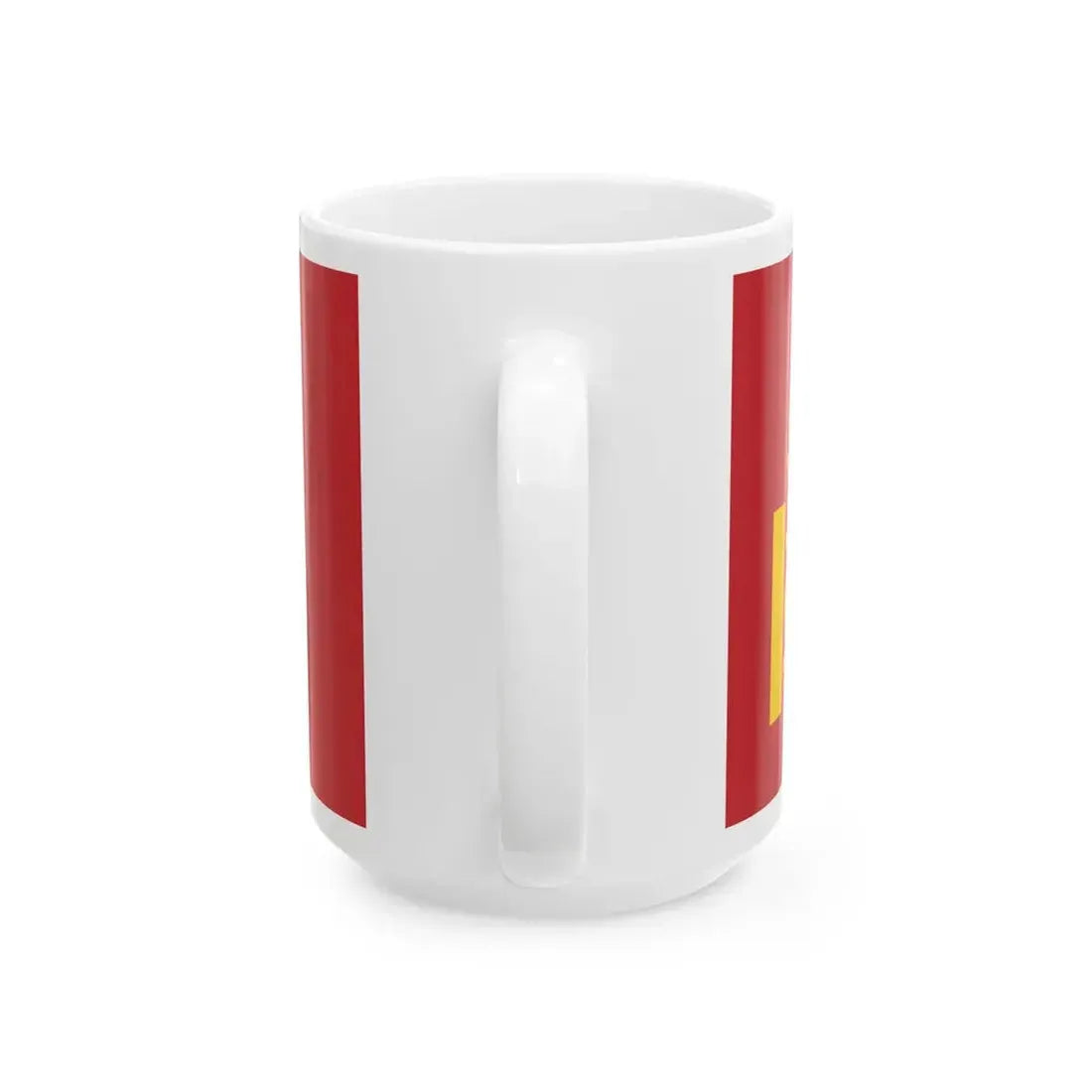 Flag of Mongolia darker colours (Mongolia) White Coffee Mug - Go Mug Yourself