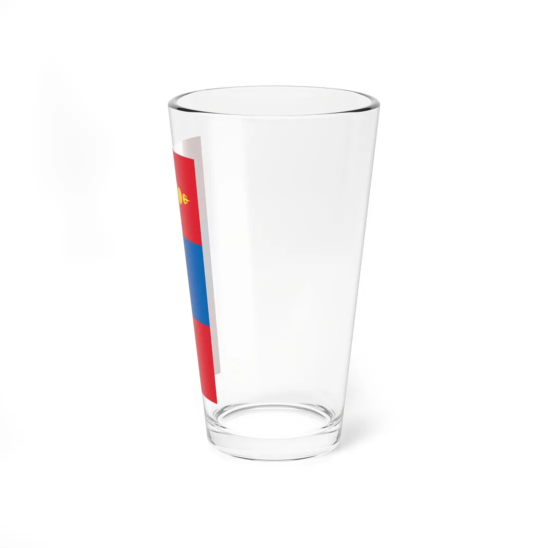 Flag of Mongolia vertical (Mongolia) Pint Glass 16oz - Go Mug Yourself