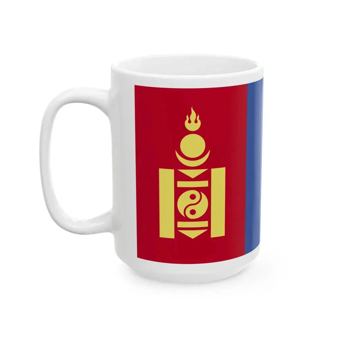 Flag of Mongolia WFB 2004 (Mongolia) White Coffee Mug - Go Mug Yourself